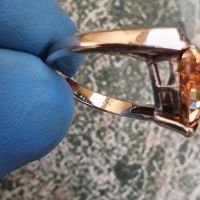 Красив сребърен пръстен с Циркони, снимка 10 - Пръстени - 45300606