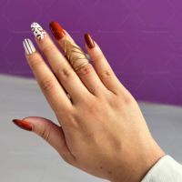 Красив дамски пръстен от неръждаема стомана с изящни извивки, снимка 2 - Пръстени - 45454733