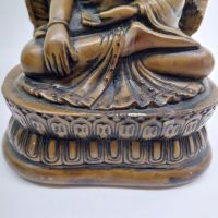 Стара, много детайлно изработена фигура на Буда, снимка 8 - Колекции - 45744123