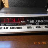 Saba compact Clock A -  alarm Clock radio  vintage 79, снимка 7 - Други - 45150053