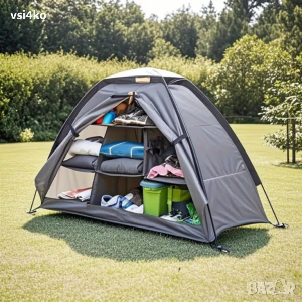 Сгъваем органайзер/шкаф за обувки тип палатка, снимка 1