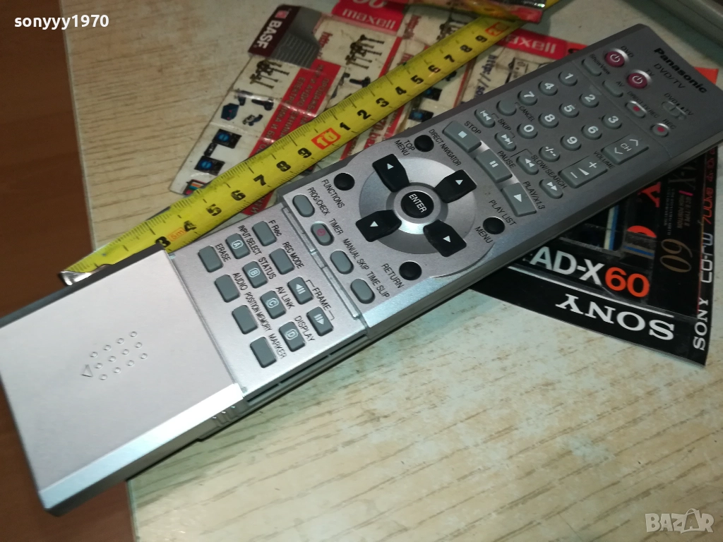 PANASONIC DVD/TV REMOTE-ВНОС SWISS 2811251940, снимка 1