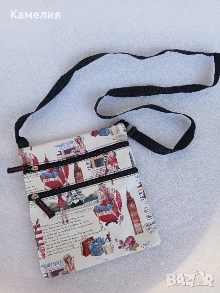 Дамска чанта през рамо London и Paris , снимка 1