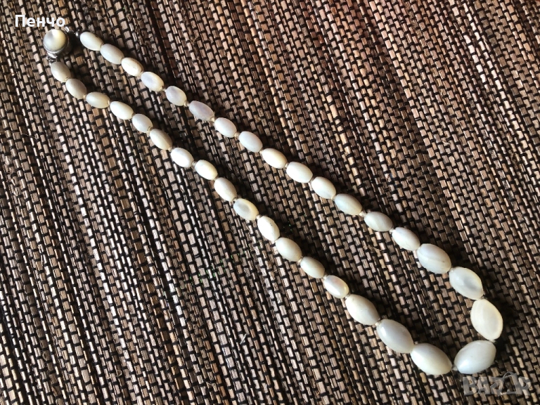 старо седефено колие /гердан, огърлица/, снимка 1