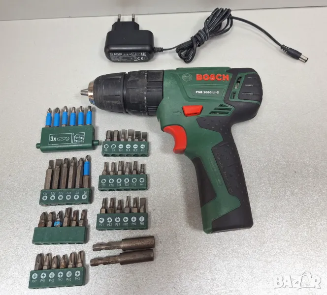 Акумулаторна ударна Бормашина/Винтоверт Bosch PSB 1080 Li-2, снимка 1