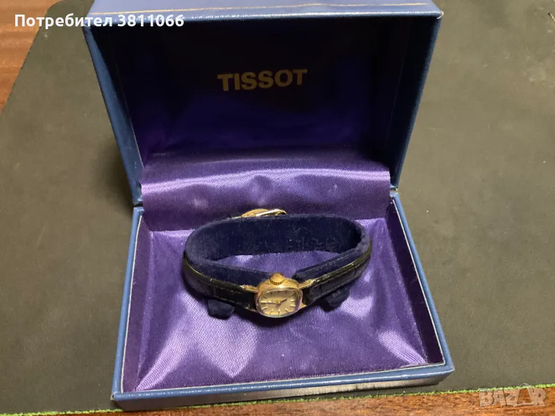 Швейцарски дамски часовник Tissot винтидж- работи, снимка 1