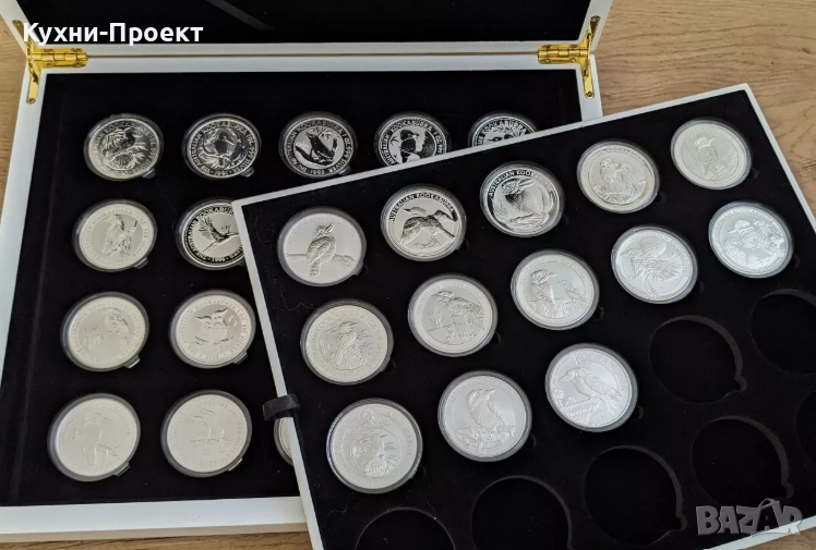 кукабура пълен комплект 1 оз oz инвестиционно сребро Kookaburra , снимка 1