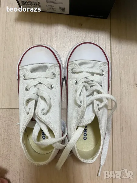 Converse бели кецове 24 номер, снимка 1