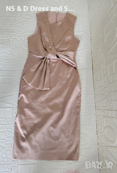 Дамска сатенена рокля , снимка 1