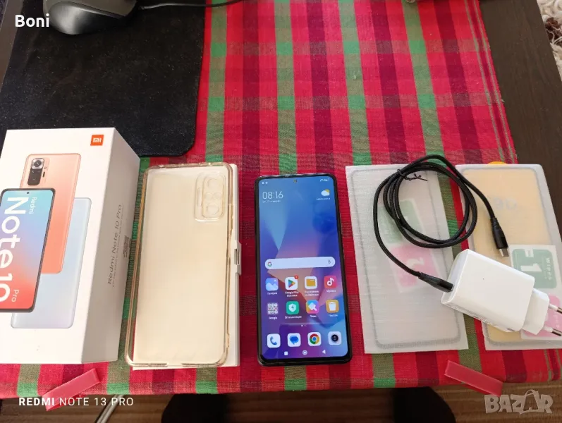 Xiaomi Redmi Note 10 Pro, Glacier Blue, 128 GB ROM, 6 GB RAM, снимка 1