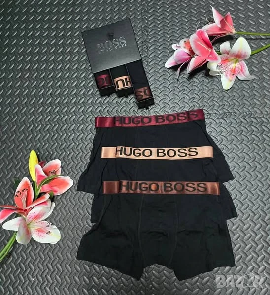 Мъжки боксерки hermes hugo boss burberry gucci , снимка 1