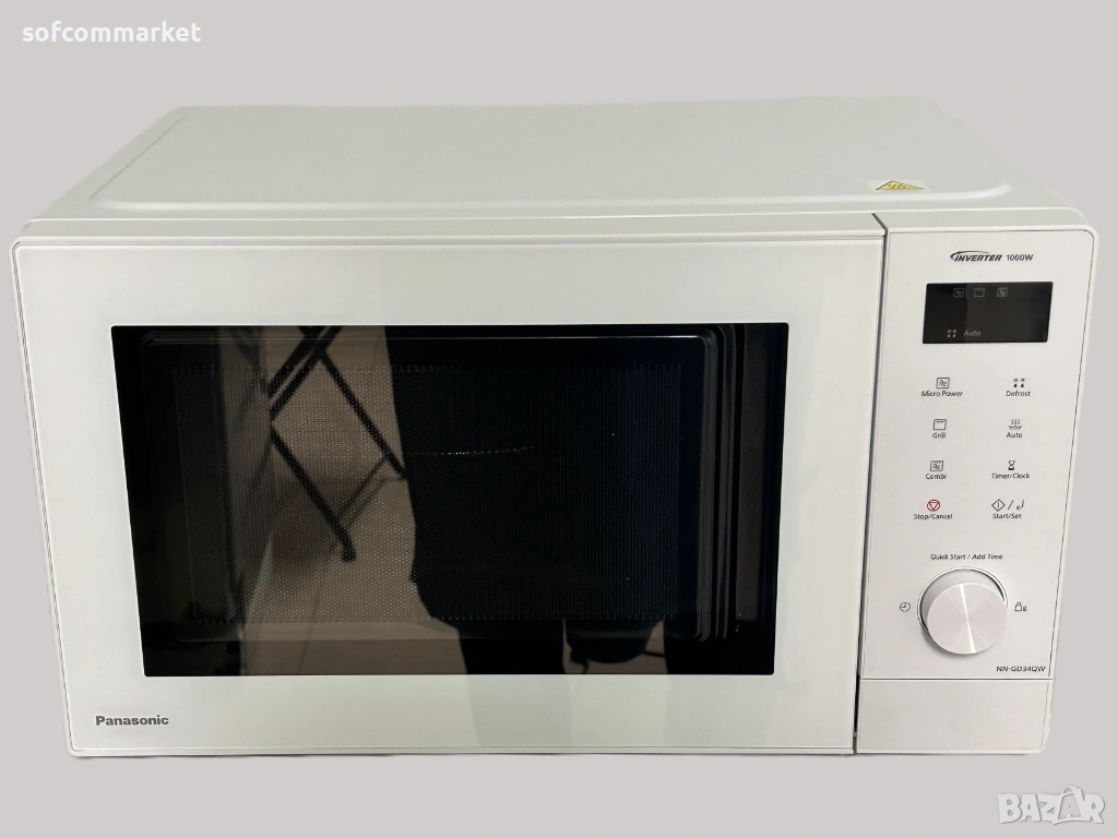  НОВА Инверторна микровълнова с грил Panasonic NN-GD34QWEPG – с гаранция, снимка 1