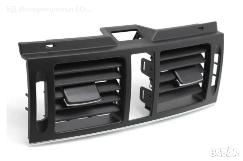 2048306154  Преден централен въздуховод, Mercedes, W204, С Навигация, Черен, снимка 1