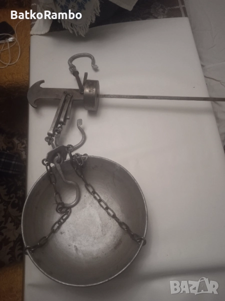 Продавам нов ръчно изработен кантар, снимка 1