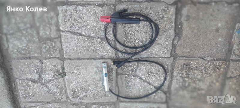 Заваръчни кабели за електрожен 200А - чисто нови к-т с щипка маса200А и ръкохватка за електроди 200А, снимка 1