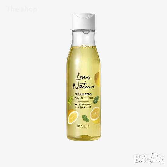 Шампоан за мазна коса с органични екстракти от лимон & мента (012), снимка 1