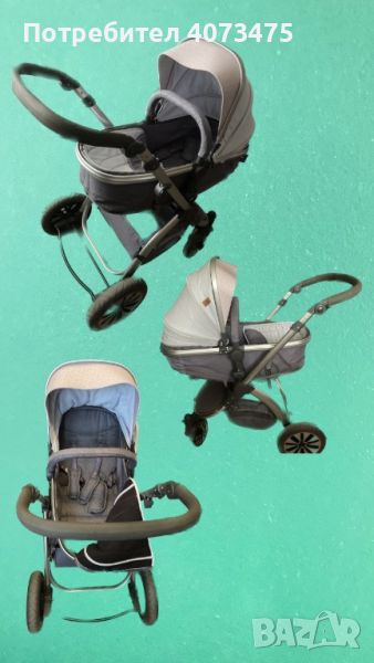 Комбинирана бебешка количка Lorelli, снимка 1