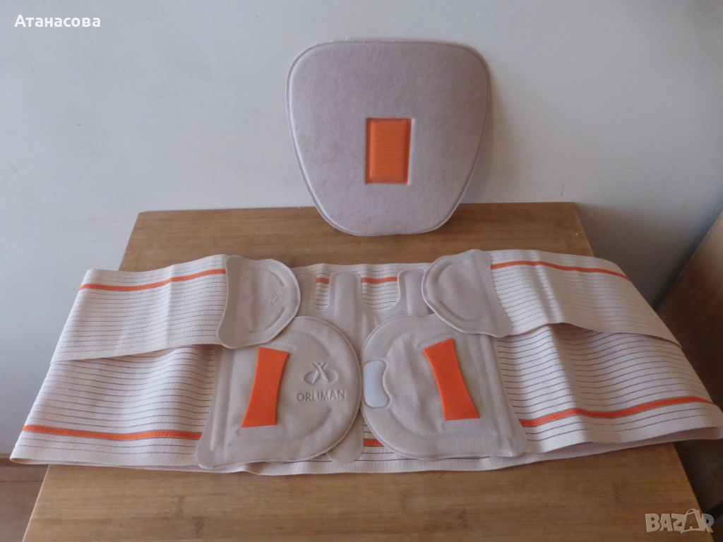 Голям размер ортопедичен лумбален колан за кръст 140 см, ортеза, снимка 1