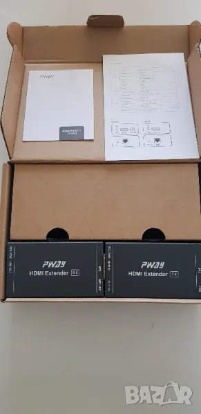 HDMI Extender 1080p60Hz, през един кабел CAT5e/CAT6/CAT7 Full HD до 50м, снимка 1