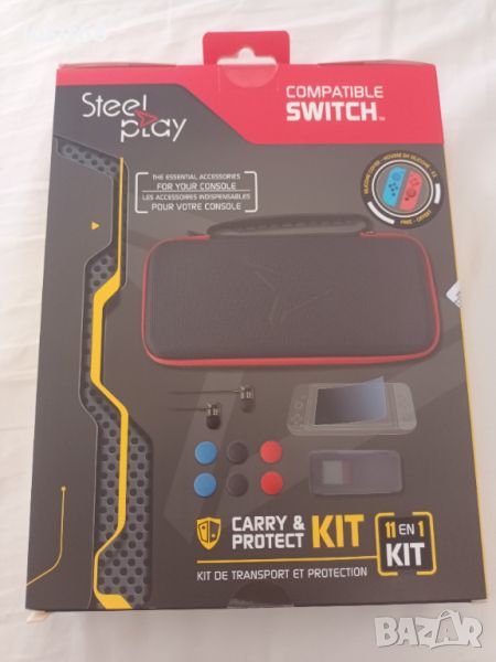 Комплект 11 in 1 Carry & Protect Steelplay за Nintendo Switch, снимка 1