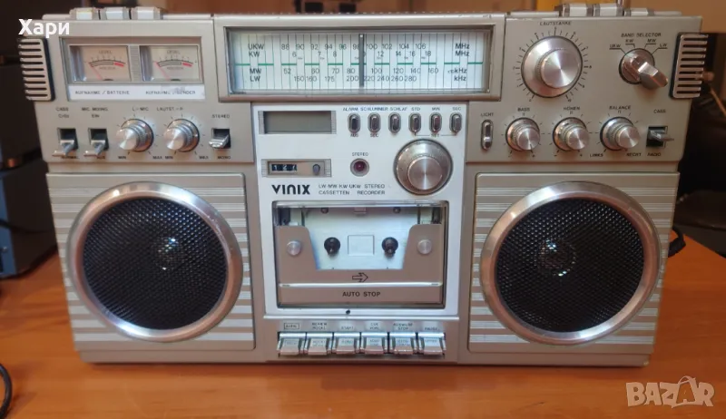 Радио касетофон /Ghettoblaster/ VINIX VPC-7704, снимка 1