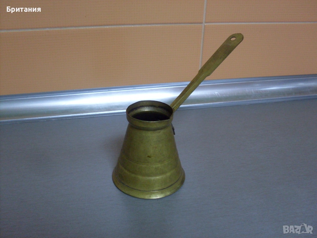 Бронзово мини джезве., снимка 1