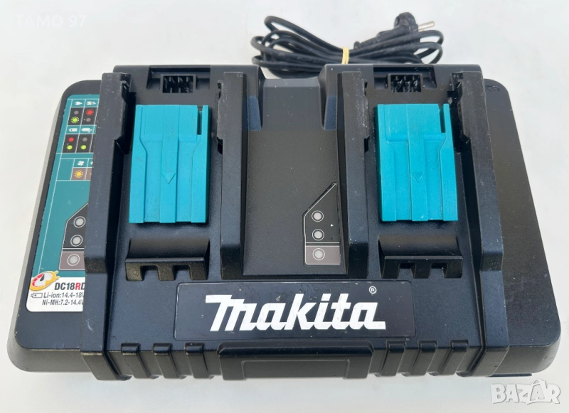 Makita DC18RD - Двойно зарядно 14.4-18V 9A, снимка 1