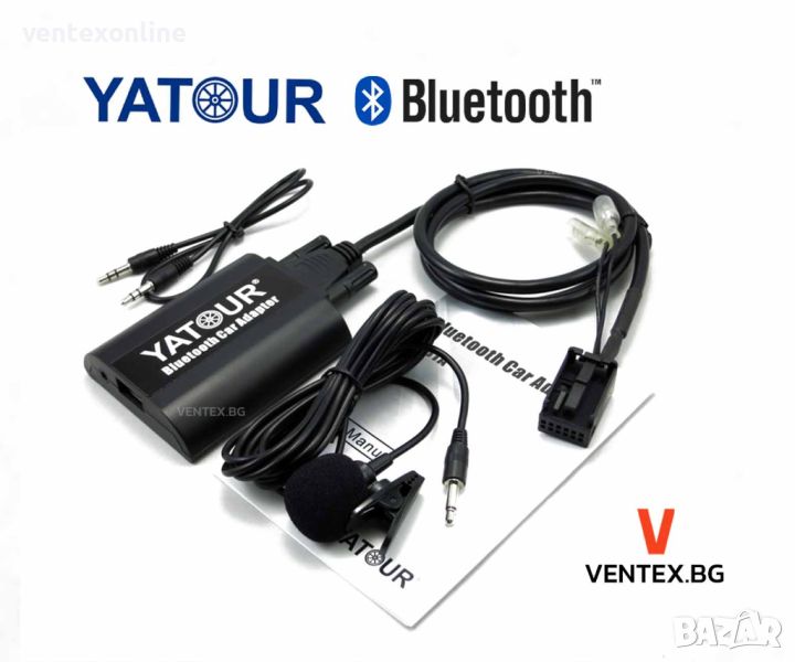 YATOUR Bluetooth адаптер за Peugeot 307, 308, 207, 407 за Музика и Разговори, снимка 1