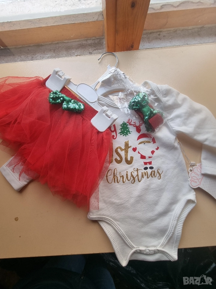 Коледа комплект Бебе 9месеца, 74 см, снимка 1