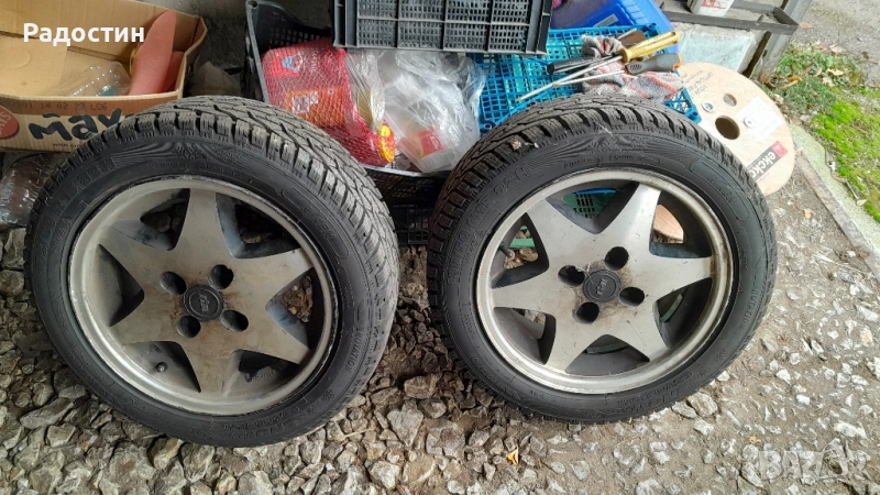 4 бр. зимни гуми 195 50 15 с лети джанти, снимка 1