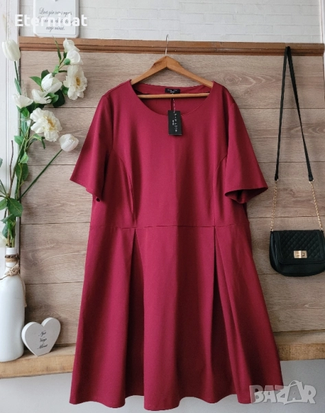 Нова елегантна / официална рокля бордо , снимка 1
