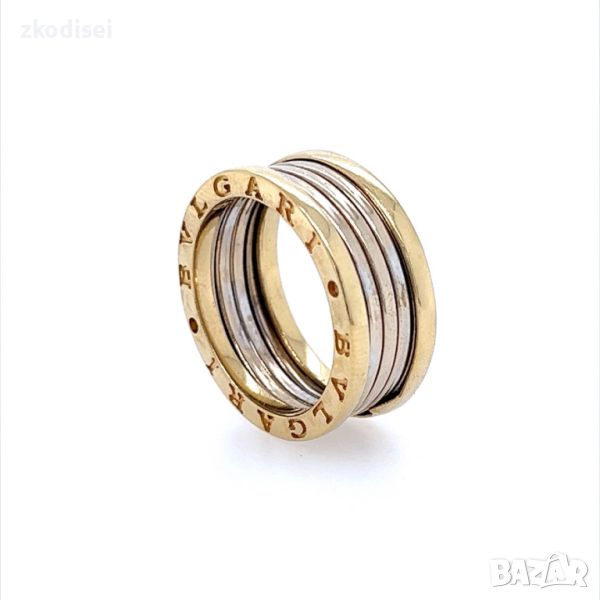 Златен мъжки пръстен Bulgari 10,50гр. размер:62 14кр. проба:585 модел:25227-1, снимка 1