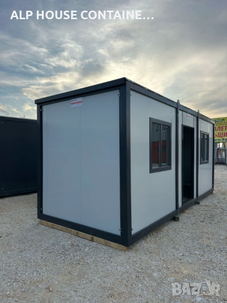Офис контейнер 600х240 | Модулен, Жилищен, Строителен, Склад, Магазин, снимка 1