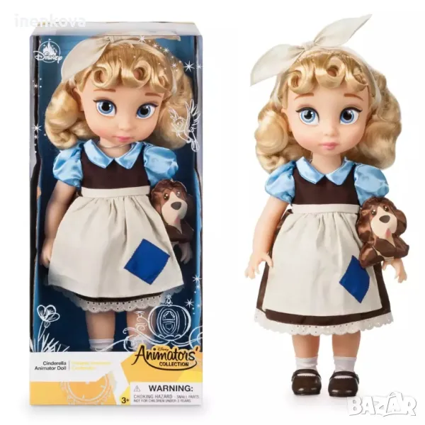 Оригинална кукла Пепеляшка от Disney Store - Disney Animators' Collection, снимка 1