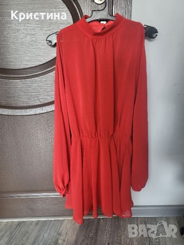 AVIN  рокля red, снимка 2 - Рокли - 45727471