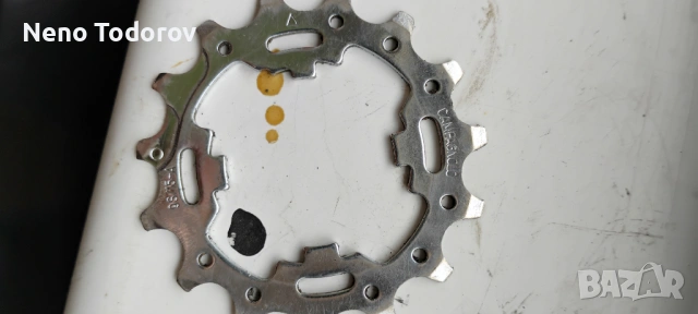 Koмплект задни венци, верига и дуал контрол campagnolo RECORD 9 скорости, снимка 8 - Части за велосипеди - 53628885