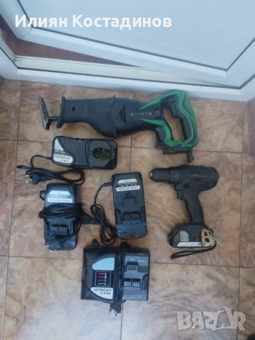 Hitachi 18 v, зарядни, трион и винтоверт, снимка 13 - Винтоверти - 51794689