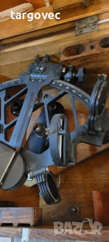 старинен корабен секстант , снимка 3 - Антикварни и старинни предмети - 54062131