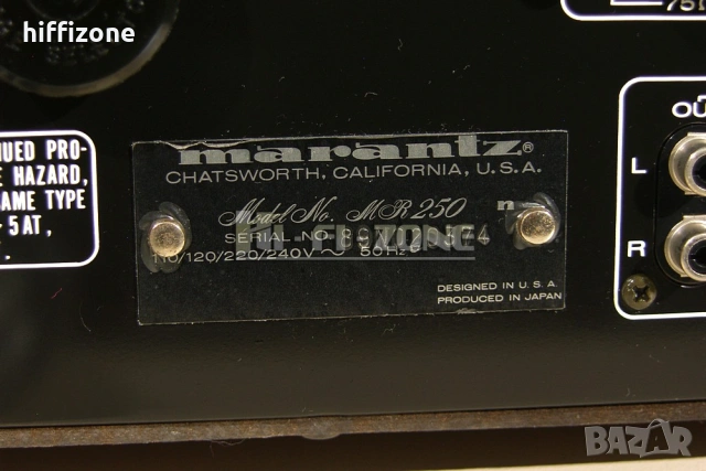 Ресивър Marantz mr 250, снимка 10 - Ресийвъри, усилватели, смесителни пултове - 54282546