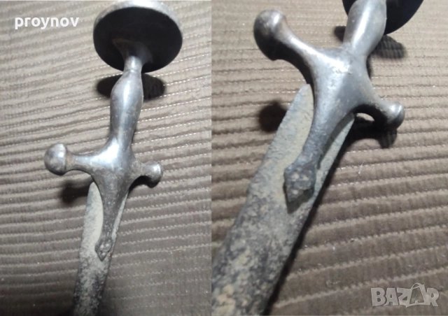 Много стара бойна сабя в реликвенно състояние, снимка 6 - Антикварни и старинни предмети - 52157379