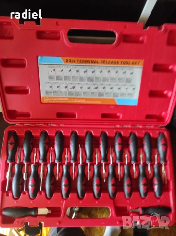 Инструменти за иосвобождаване на контакти и клеми, снимка 3 - Куфари с инструменти - 51640439