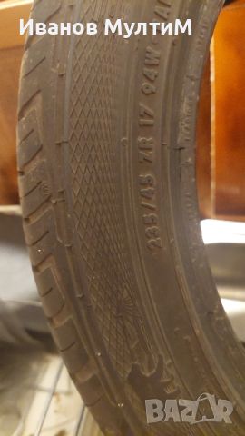 Летни гуми  Gislaved 235/45 R17 2бр, снимка 3 - Гуми и джанти - 45320619