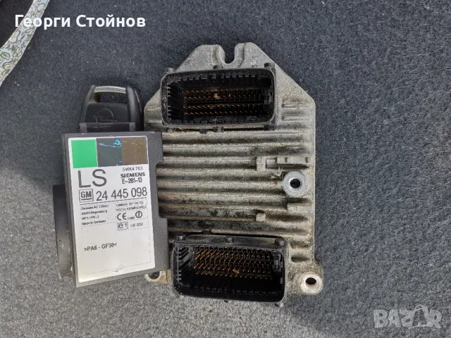 Компютър ECU Siemens 5WK9 157за Опел Зафира А 1.8 125к.с бензин код на мотора Z18XE , снимка 3 - Части - 47233043