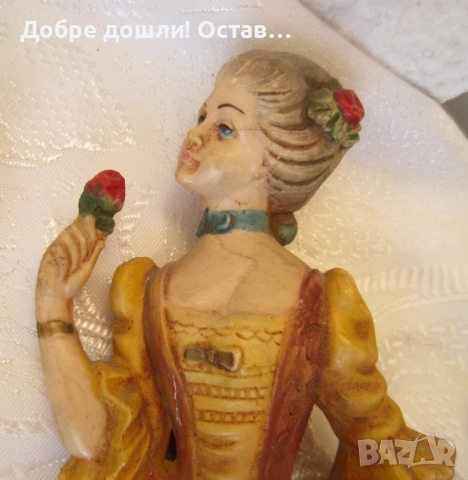 2х2 :  2 големи дървени фигури, пана - танц, Италия - 2 ретро фигури серенада, мъж жена, снимка 12 - Статуетки - 37587473