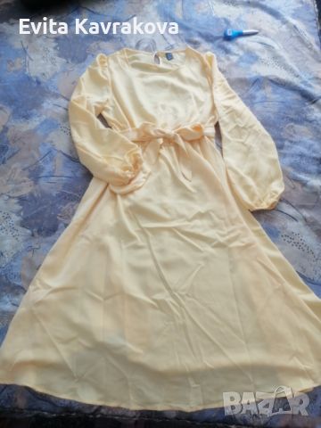 Сладка патешко жълта рокля от SHEIN, снимка 1 - Рокли - 45946437