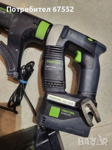 Винтоверт за сухо строителство Festool DWC 18-4500 с батерия и зарядно., снимка 2 - Винтоверти - 53753025