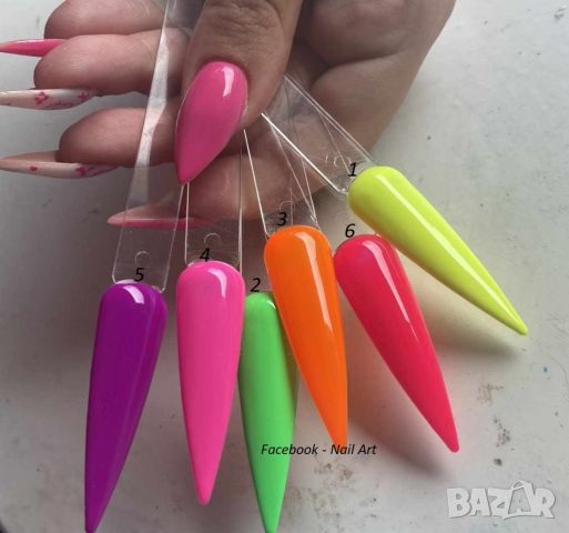  VENALISA Summer Neon Color / гел лак серия неон , снимка 6 - Продукти за маникюр - 29457348