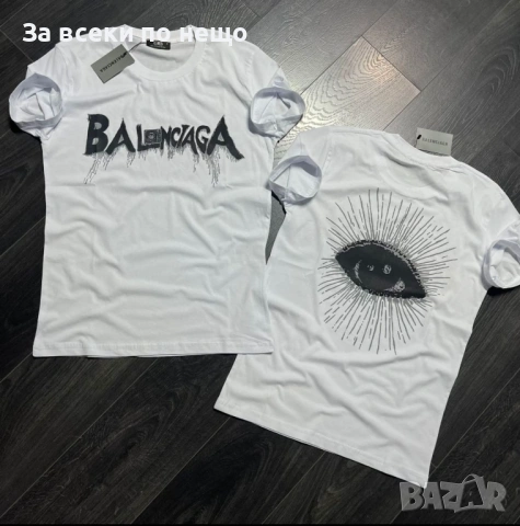 Balenciaga Мъжка Тениска👕Мъжка Блуза С Къс Ръкав Баленсиага - Различни Цветове Код Bal Style1, снимка 4 - Тениски - 53641841
