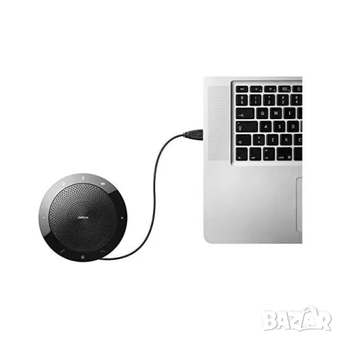 Конферентен високоговорител Jabra Speak 510 безжична работа с Bluetooth / USB, с батерия и поставка, снимка 3 - Друга електроника - 50425386