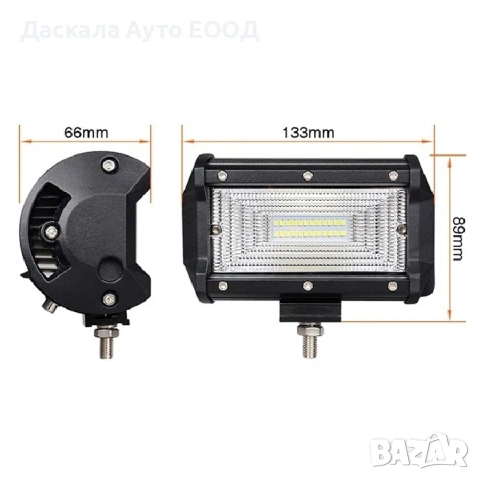 1бр. ЛЕД бар LED bar прожектори лампи 72W, 10-30V